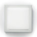 Flat Q Flush Mount  /  Wall Sconce in White