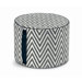 Nossen Cylindrical Pouf Ottoman