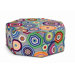 Navarrete Heptagonal Pouf Ottoman