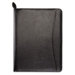 Green Series Basque Leather Wirebound Organizer Starter Set, 8 1/2 x 11, Black