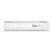 Plastic Ruler, 6" Long, Clear