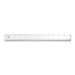 Plastic Ruler, 12" Long, Clear