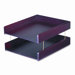 Carver Hardwood Double Letter Desk Tray, Two Tier