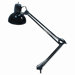 Opti Series Swing Arm Incandescent Lamp, 34" Reach, Black