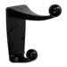 Metal Coat Hook, Double Hook, 4"x1.8", 4-1/2", Black
