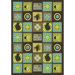 Just for Kids Wired Teal Kids Rug
