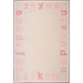 Kid Essentials Pink Polka Dot ABC's Kids Rug