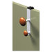 Cubicle Garment Peg, 2 Hook, 1 1/5 X 1 3/8 X 7 9/10
