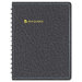 Group Practice Undated Daily Appointment Book, 8-1/2 x 11, Black, 2013