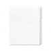 Allstate-Style Legal Side Tab Dividers, 25-Tab, 26-50, Letter, White, Set of 25                                              
