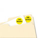 Print/Write Self-Adhesive Removable Labels, 3/4 dia, Yellow, 1008/Pack                                                       
