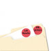 Print/Write Self-Adhesive Removable Labels, 3/4 dia, Red, 1008/Pack                                                          