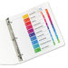Extrawide Ready Index Dividers, 10-Tab, 9 1/2 x 11, Assorted, 10 per Set