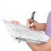 Durable Flip Back Round Ring View Binder, 1" Capacity