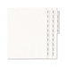 Allstate-Style Legal Side Tab Dividers, 25-Tab, Exhibit 1-25, Letter, White, 25                                              