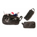 Patch Leather Design Travel Toiletries Case