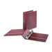 Non-locking Round-ring Binders, w/ 2 Pockets, 2" Capacity, Burgundy