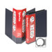 Spinevue Round Ring View Binder, 1in Capacity, Navy