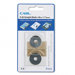 Bidex Replacement Straight Blades for Heavy-Duty Rotary Trimmers (2/Pack)