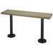 Lenox Pedestal Bench - 3 Ft (2 Pedestals)