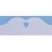 Scalloped Heart Panel Twin Headboard