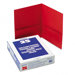 Oxford Twin-Pocket Portfolio, Embossed Leather Grain Paper, 25/Box