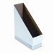 Corrugated Cardboard Magazine File, 3-7/8 x 9-1/4 x 11-3/4, White, 12/Ctn                                                    