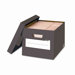 Stor/File Decorative Storage Boxes, Letter/Legal, 12 x 15 x 10, Brown, 4/CT                                                  