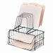Double Tray with Step File, Eight Sections, Wire