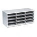 Particle Board Literature Sorter, 12 Sections
