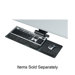 Compact Keyboard Tray, 27-1/2"x18"x3", Black