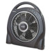 12" Oscillating Floor Fan with Remote, Breeze Modes, 8 Hour Timer