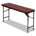 Premium Wood Laminate Folding Table, Rectangular, 72W X 18D X 29H