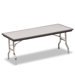 Indestruc-Tables Too Folding Table, Rectangular, 96d x 30d x 29h, Charcoal                                                   