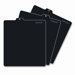 A-Z CD File Guides, 5 x 5 3/4, Black                                                                                         