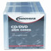 CD/DVD Polystyrene Thin Line Storage Case, 50/Pack