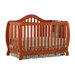 Monza Fixed Side Convertible Crib in Cognac