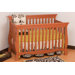 Carrara Fixed Side Convertible Crib in Oak