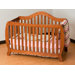 Monza Fixed Side Convertible Crib in Oak