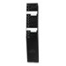Time Card Rack, 12 Pockets, 9" Cards, 4-1/2"x2"x21", Black