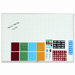 Lustreboard Planning Kit, Porcelain-on-Steel, 36x24, White/Aluminum                                                          