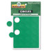 Magnetic Circles, 3/4" Diameter, Green, 20 per Pack                                                                          