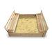 Cedar Sandbox with Two Bench Seats