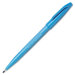 Sign Pen, Nonrefillable, Water Based, Fiber Tip, SkyBlue