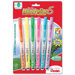 Highlighter,Retract.,Refillable,Chisel Tip,6/PK,Assorted