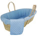 Tadpoles Dimple Velour Moses Basket Set