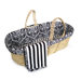 Tadpoles Damask Moses Basket Set