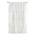 Multi-Layer Tulle Curtain Panel in White