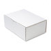 Corrugated Cardboard Die-Cut Folded Mailing Box, 10 x 14 x 5-1/2, White                                                      
