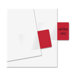 Standard Page Flag, 1-11/16"x1", 50 Flags/PK, Red